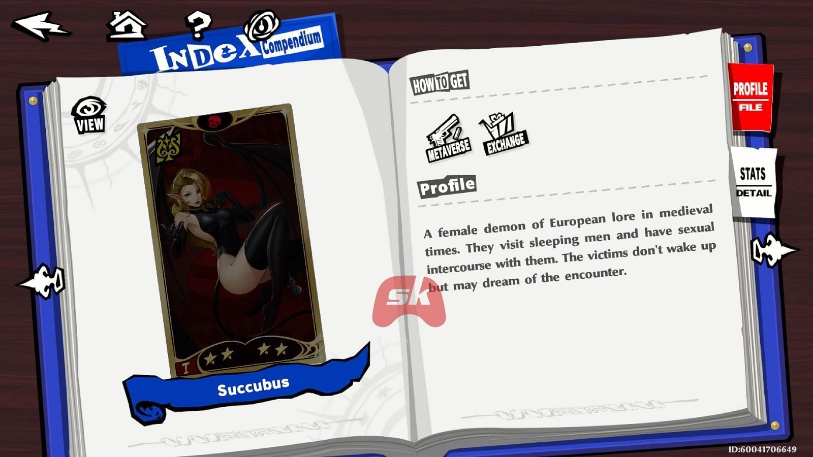 Succubus in Persona 5: The Phantom X (Image via Sportskeeda Gaming // SEGA)